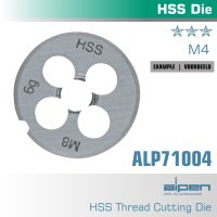 (image for) Die 4mm Round 25x9mm In Pouch Hss 0.7mm Pitch