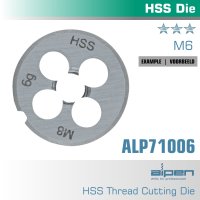 (image for) Die 6mm Round 25x9mm In Pouch Hss 1.0mm Pitch