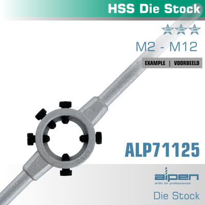 (image for) Die Stock 25x9mm In Pouch Hss