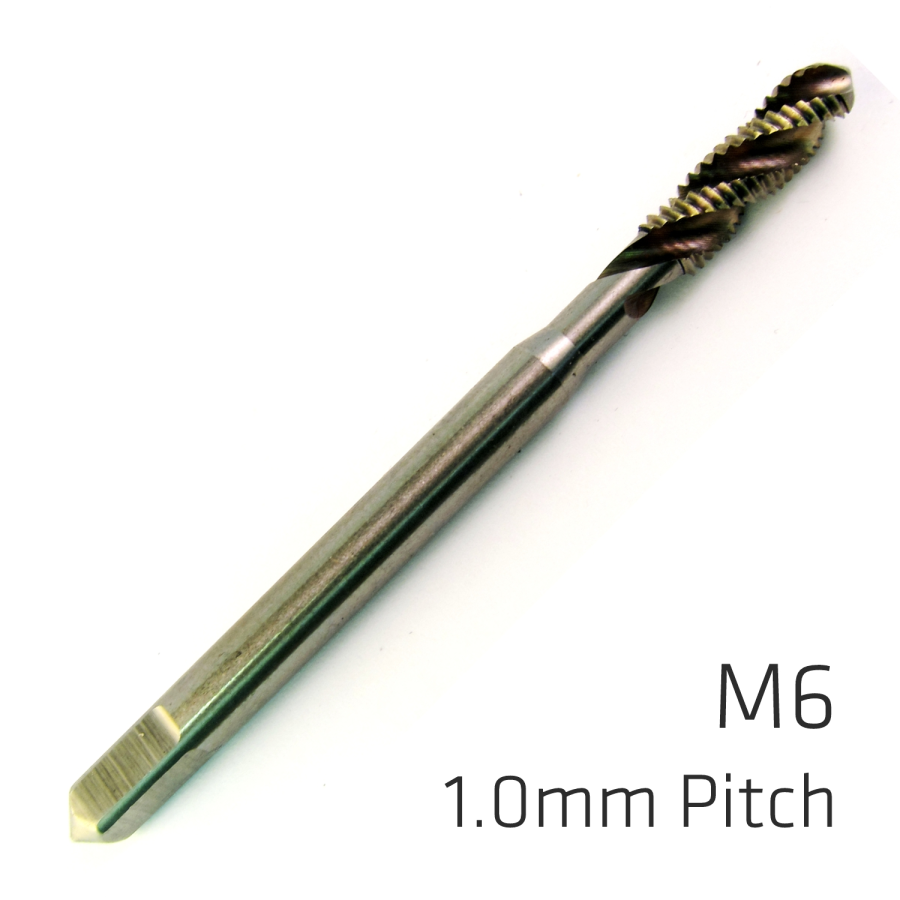 (image for) Machine Tap Cobalt 6mm Spiral Fluted In Pouch 1.0mm Pitch