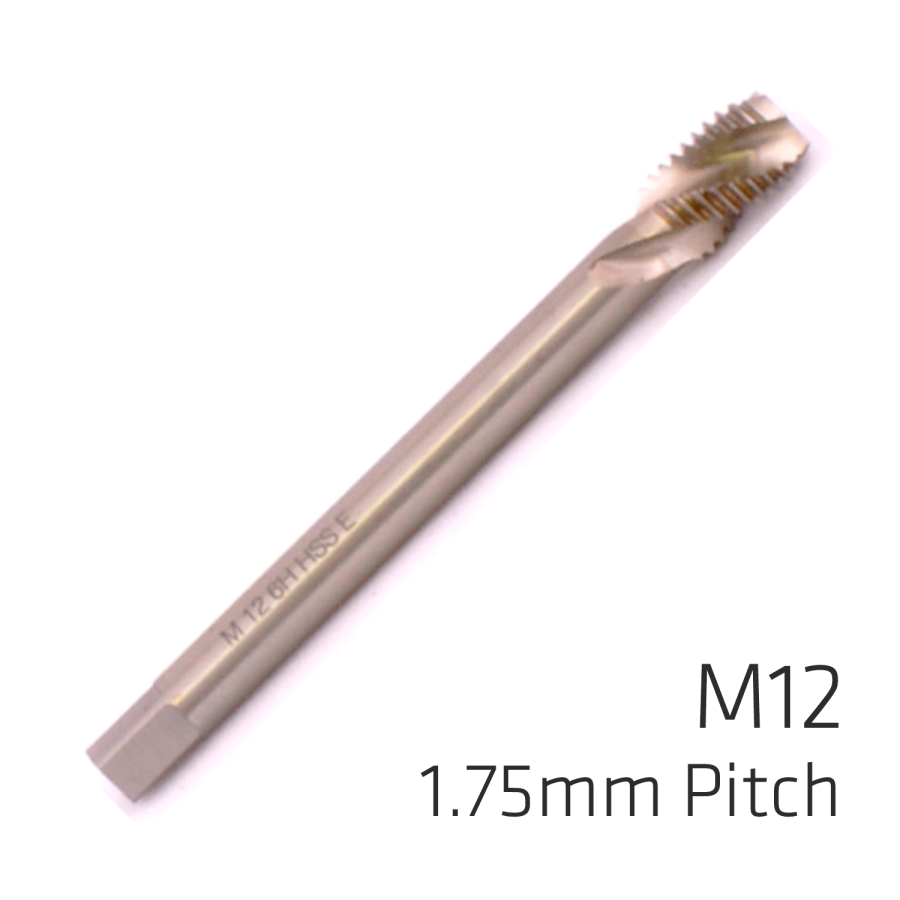 (image for) Machine Tap Cobalt 12mm Spiral Fluted In Pouch 1.75mm Pitch