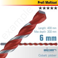 Profi Multicut Drill Bit 400 X 6mm (image for) Profi Multicut Drill Bit 400 X 6mm