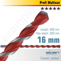 Profi Multicut Drill Bit 400 X 16mm (image for) Profi Multicut Drill Bit 400 X 16mm