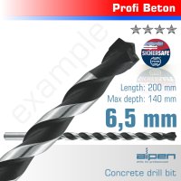 (image for) Concrete 6.5 X 200mm Profi Beton Drill Bit Masonry