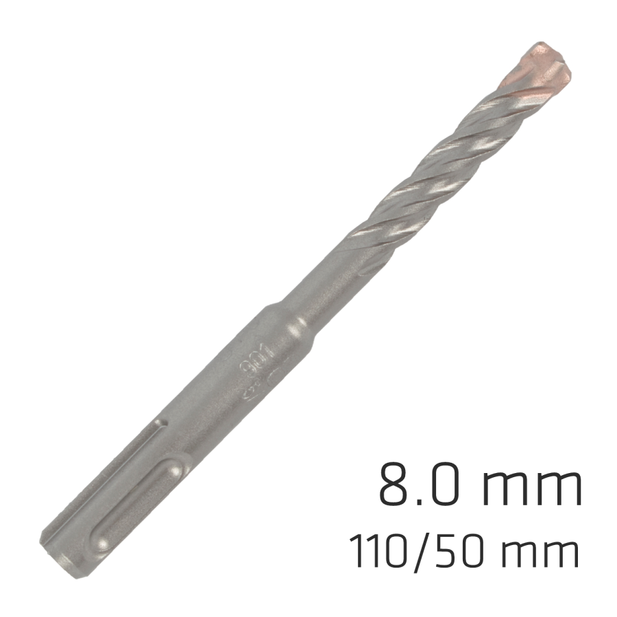 (image for) Force X 8.0 X 110/050 Sds-plus Rebar Drill Bit X4 Cutting Edges - Bulk