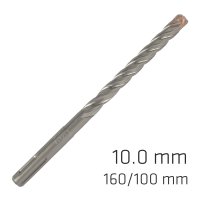 (image for) Force X 10.0 X160/100 Sds-plus Rebar Drill Bit X4 Cutting Edges - Bulk