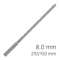 (image for) Force X 8.0 X 210/150 Sds-plus Rebar Drill Bit X4 Cutting Edges - Bulk