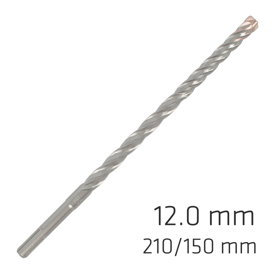 (image for) Force X 12.0 X 210/150 Sds-plus Rebar Drill Bit X4 Cutting Edges - Bul