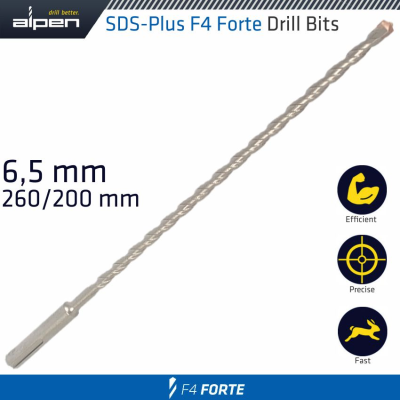 (image for) Sds Plus Bit 260 X 200mm 6.5mm Bulk