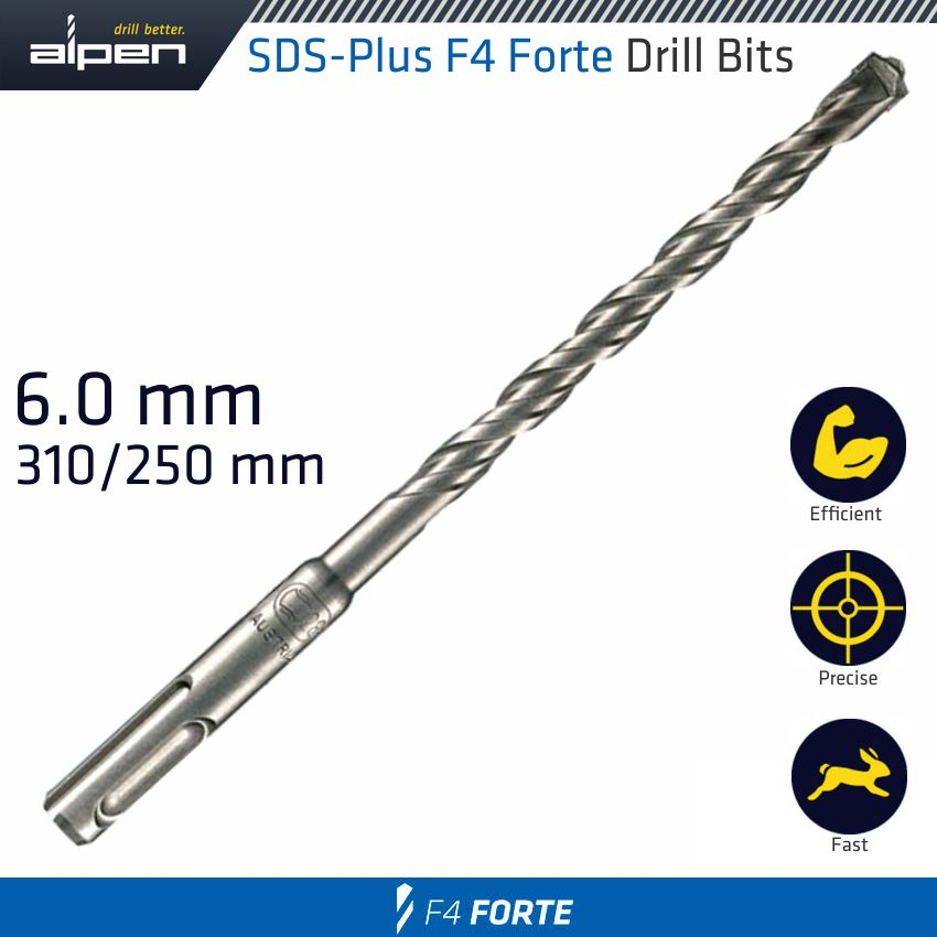 (image for) Sds Plus Bit 310 X 250mm 6mm Bulk