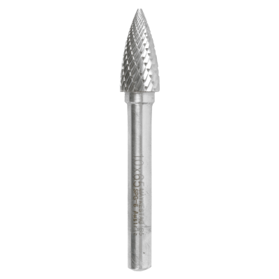 (image for) Tc Rotary Burr 10mm Arc Pointed Nose For Hard Metals