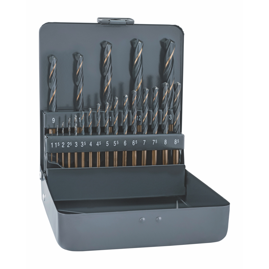 (image for) Alpen Sprint Master 21 Pce Set Km21 1 -8.5 X 0.5 9-13 X 1mm Metal Box