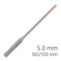 (image for) Force X 5.0 X 160/100 Sds-plus Rebar Drill Bit X4 Cutting Edges