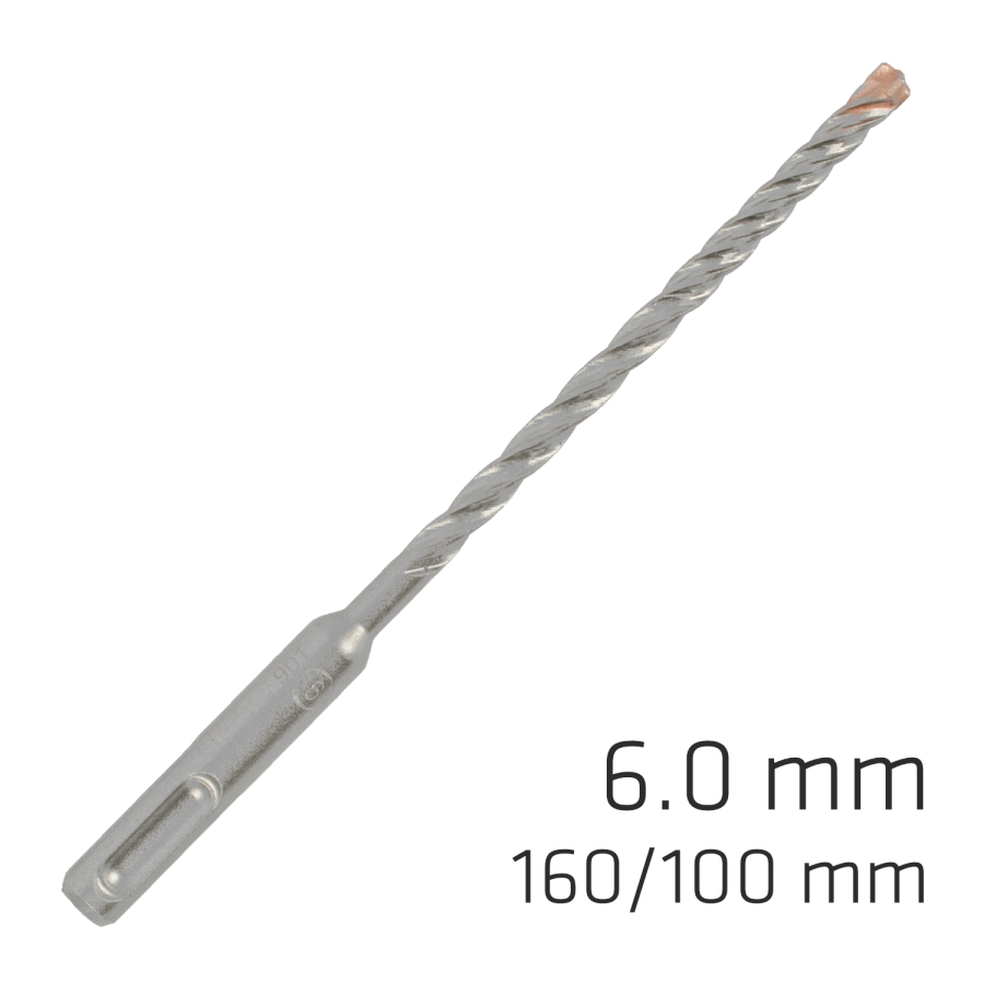(image for) Force X 6.0 X 160/100 Sds-plus Rebar Drill Bit X4 Cutting Edges