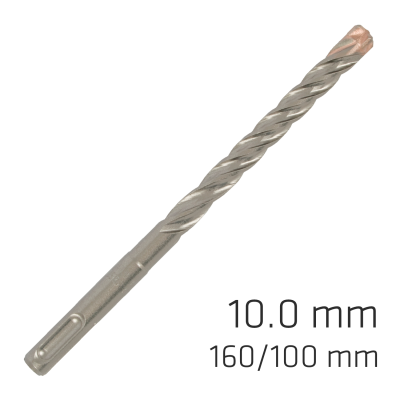 (image for) Force X 10.0 X 160/100 Sds-plus Rebar Drill Bit X4 Cutting Edges