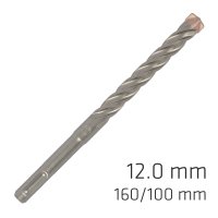 (image for) Force X 12.0 X 160/100 Sds-plus Rebar Drill Bit X4 Cutting Edges