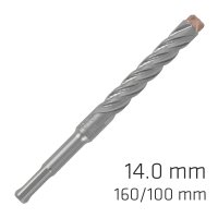 (image for) Force X 14.0 X 160/100 Sds-plus Rebar Drill Bit X4 Cutting Edges