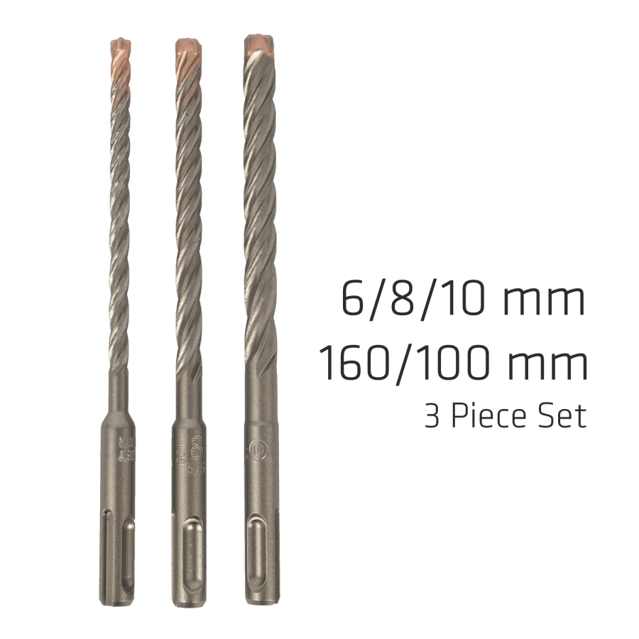(image for) Force X Sds Set 3 Pcs 6/8/10 Mm X 160