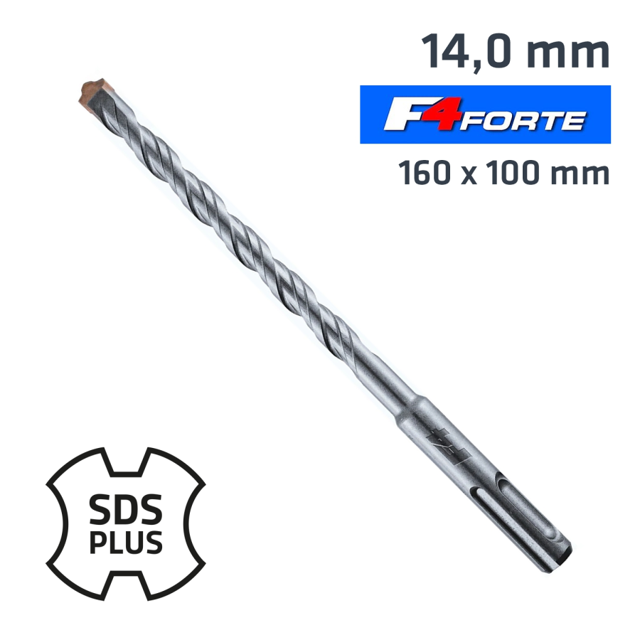 (image for) Sds Plus Drill Hammer F4 Bit 160 X 100 14mm