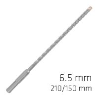 (image for) Force X 6.5 X 210/150 Sds-plus Rebar Drill Bit X4 Cutting Edges
