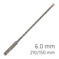(image for) Force X 6.0 X 210/150 Sds-plus Rebar Drill Bit X4 Cutting Edges
