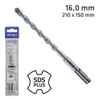 (image for) Sds Plus 210x150 16.0mm Hammer Bit Plastic Wallet