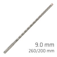 (image for) Force X 9.0 X 260/200 Sds-plus Rebar Drill Bit X4 Cutting Edges