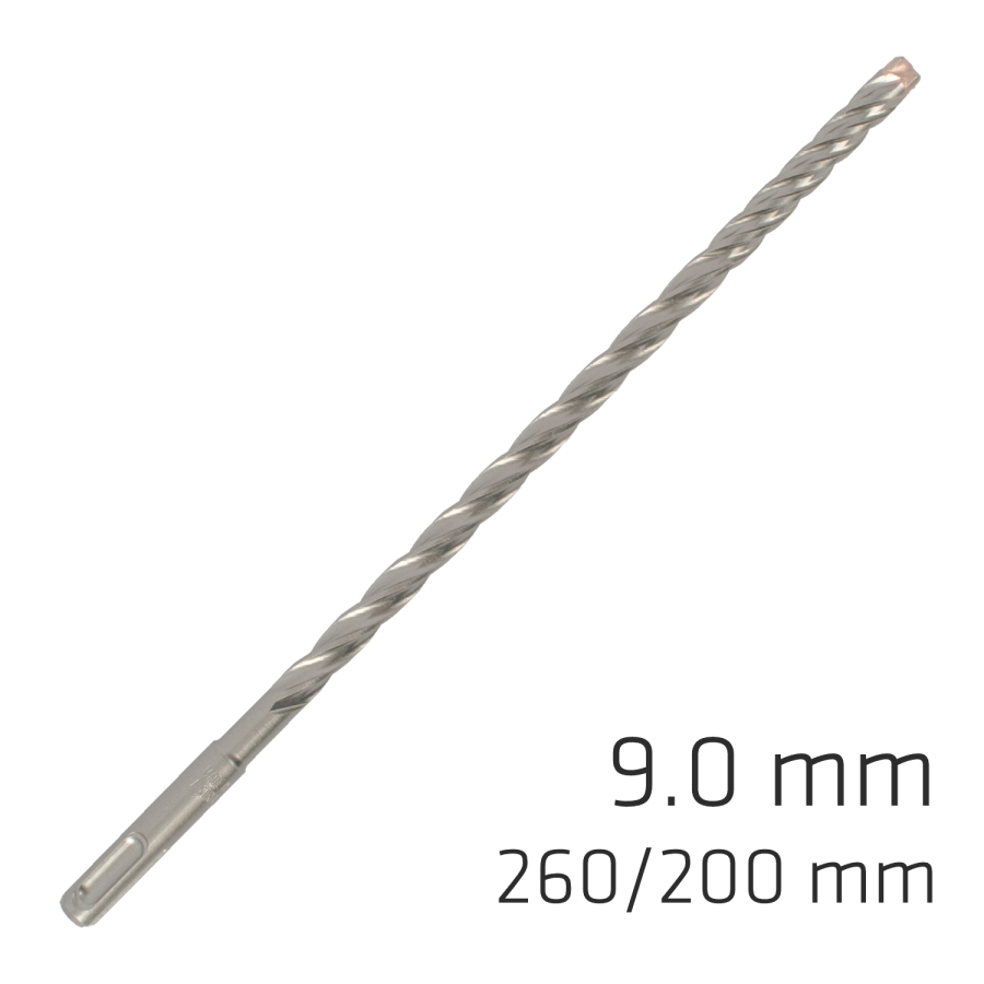 (image for) Force X 9.0 X 260/200 Sds-plus Rebar Drill Bit X4 Cutting Edges