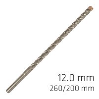 (image for) Force X 12.0 X 260/200 Sds-plus Rebar Drill Bit X4 Cutting Edges