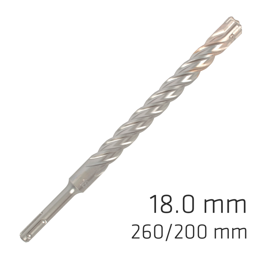 (image for) Force X 18.0 X 250/200 Sds-plus Rebar Drill Bit X4 Cutting Edges