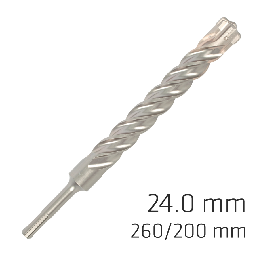 (image for) Force X 24.0 X 250/200 Sds-plus Rebar Drill Bit X4 Cutting Edges