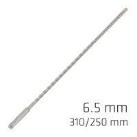 (image for) Force X 6.5 X 310/250 Sds-plus Rebar Drill Bit X4 Cutting Edges