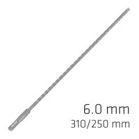 (image for) Force X 6.0 X 310/250 Sds-plus Rebar Drill Bit X4 Cutting Edges