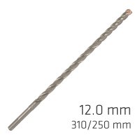 (image for) Force X 12.0 X 310/250 Sds-plus Rebar Drill Bit X4 Cutting Edges