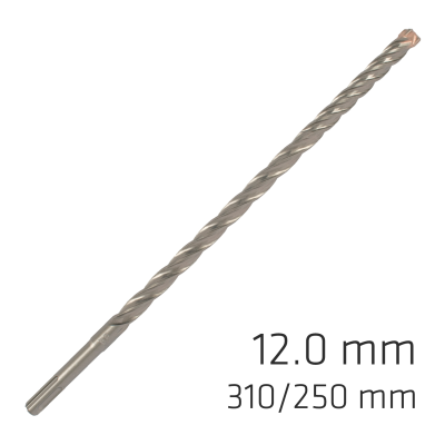 (image for) Force X 12.0 X 310/250 Sds-plus Rebar Drill Bit X4 Cutting Edges