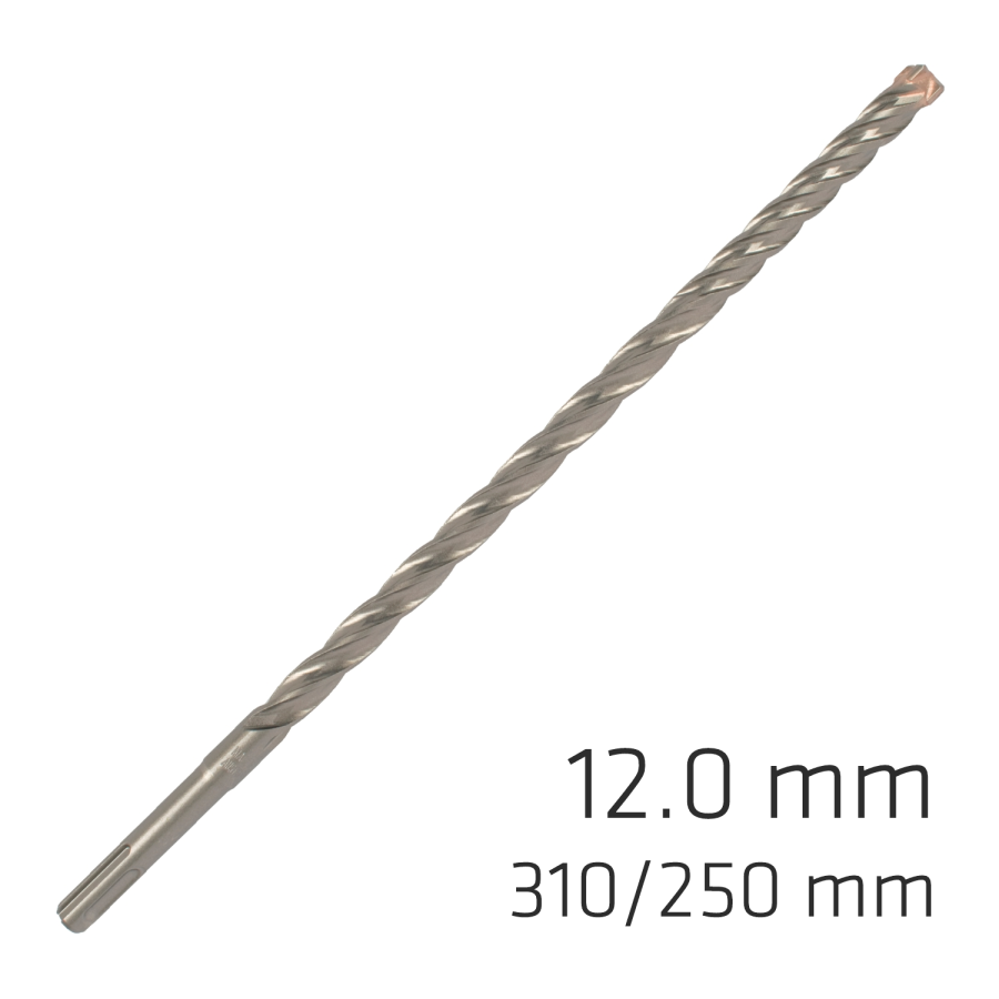 (image for) Force X 12.0 X 310/250 Sds-plus Rebar Drill Bit X4 Cutting Edges
