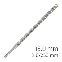 (image for) Force X 16.0 X 310/250 Sds-plus Rebar Drill Bit X4 Cutting Edges