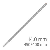 (image for) Force X 14.0 X 450/400 Sds-plus Rebar Drill Bit X4 Cutting Edges