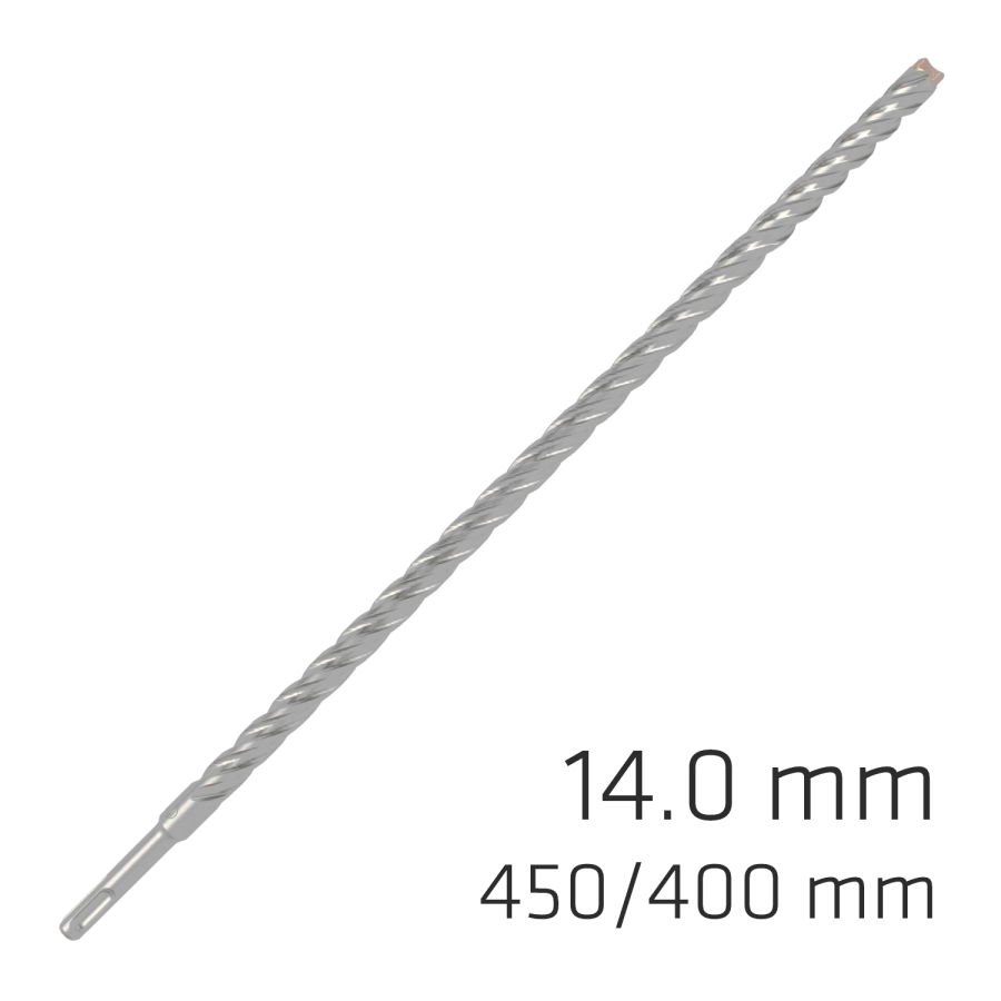 (image for) Force X 14.0 X 450/400 Sds-plus Rebar Drill Bit X4 Cutting Edges