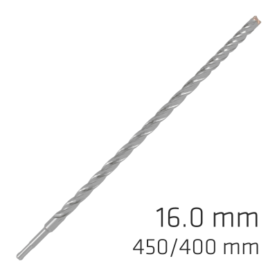 (image for) Force X 16.0 X 450/400 Sds-plus Rebar Drill Bit X4 Cutting Edges