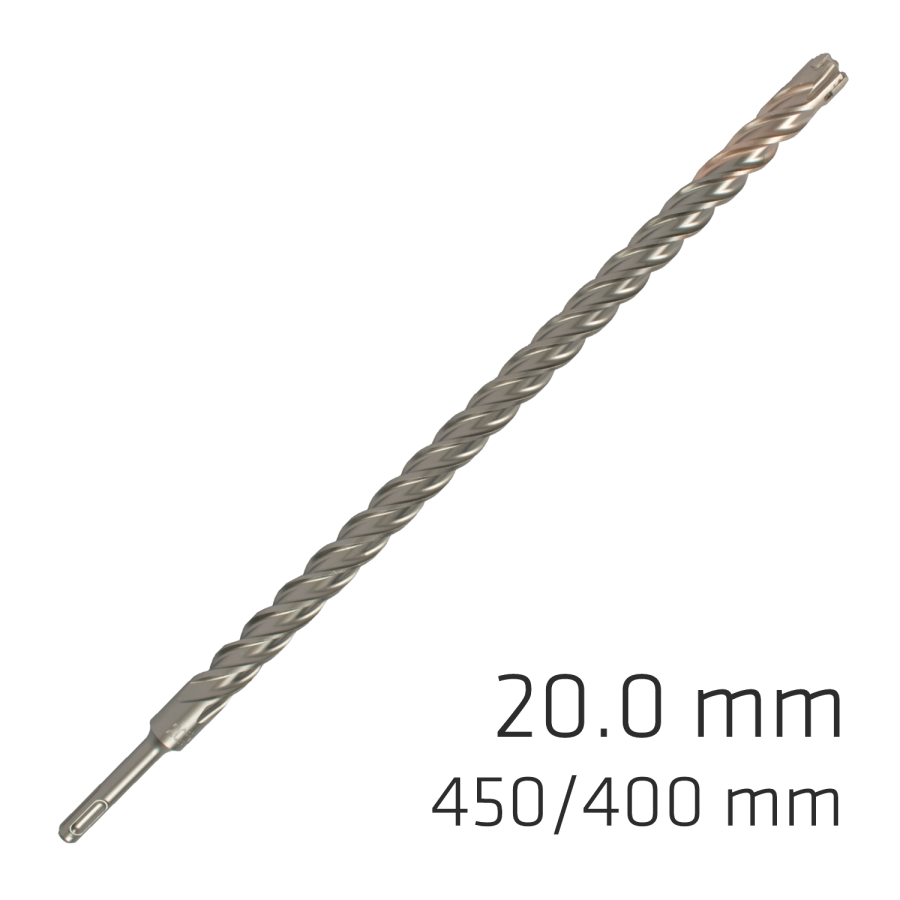 (image for) Force X 20.0 X 450/400 Sds-plus Rebar Drill Bit X4 Cutting Edges