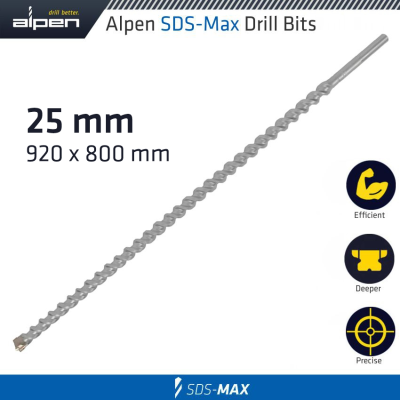 (image for) Alpen Sds Max Drill 920x800x25mm