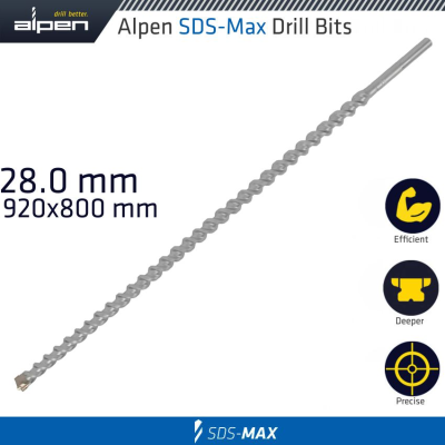 (image for) Sds Max Drill Bit 920x800 28mm