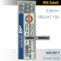 (image for) Alpen Cobalt Drill Short Bulk 3.8mm