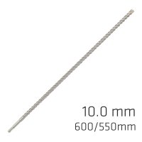 (image for) Force X 10.0 X 600/550 Sds-plus Rebar Drill Bit X4 Cutting Edges