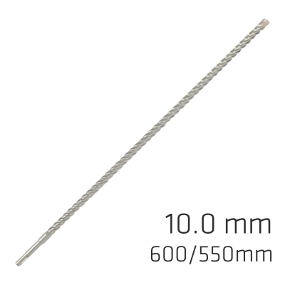 (image for) Force X 10.0 X 600/550 Sds-plus Rebar Drill Bit X4 Cutting Edges