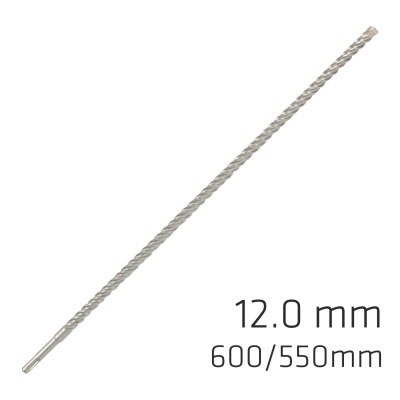 (image for) Force X 12.0 X 600/550 Sds-plus Rebar Drill Bit X4 Cutting Edges