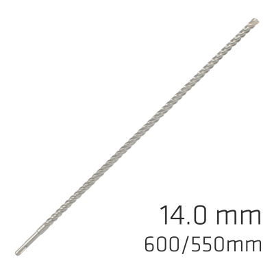 (image for) Force X 14.0 X 600/550 Sds-plus Rebar Drill Bit X4 Cutting Edges