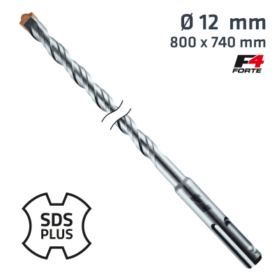 (image for) Sds Plus Hammer Bit 800 X740mm 12mm
