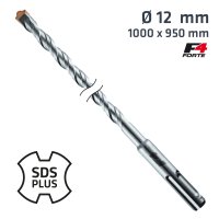 Sds Plus Hammer Bit 1000 X 950mm 12mm (image for) Sds Plus Hammer Bit 1000 X 950mm 12mm